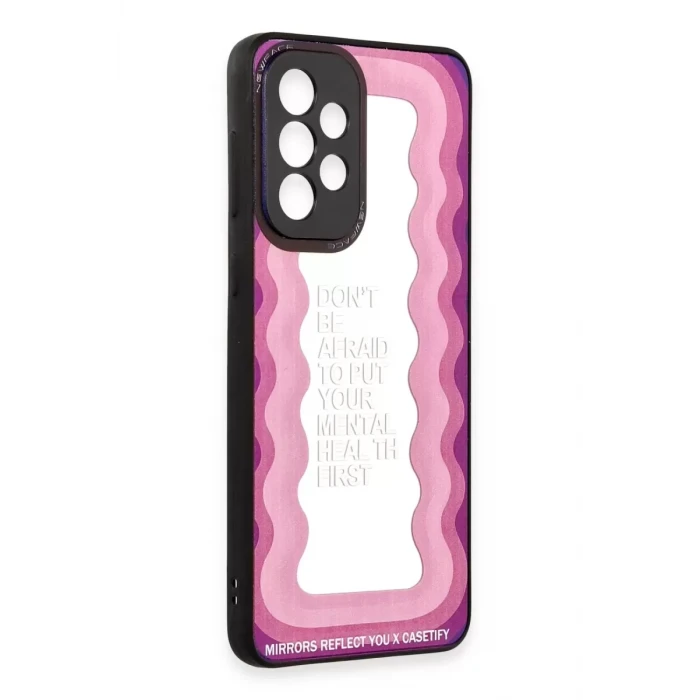 Newface Samsung Galaxy A33 5G Kılıf Mirror Desenli Kapak - Mirror - 11