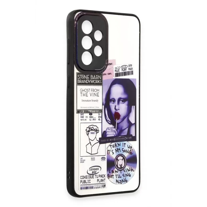 Newface Samsung Galaxy A33 5G Kılıf Mirror Desenli Kapak - Mirror - 2