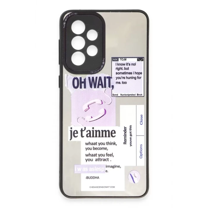 Newface Samsung Galaxy A33 5G Kılıf Mirror Desenli Kapak - Mirror - 4