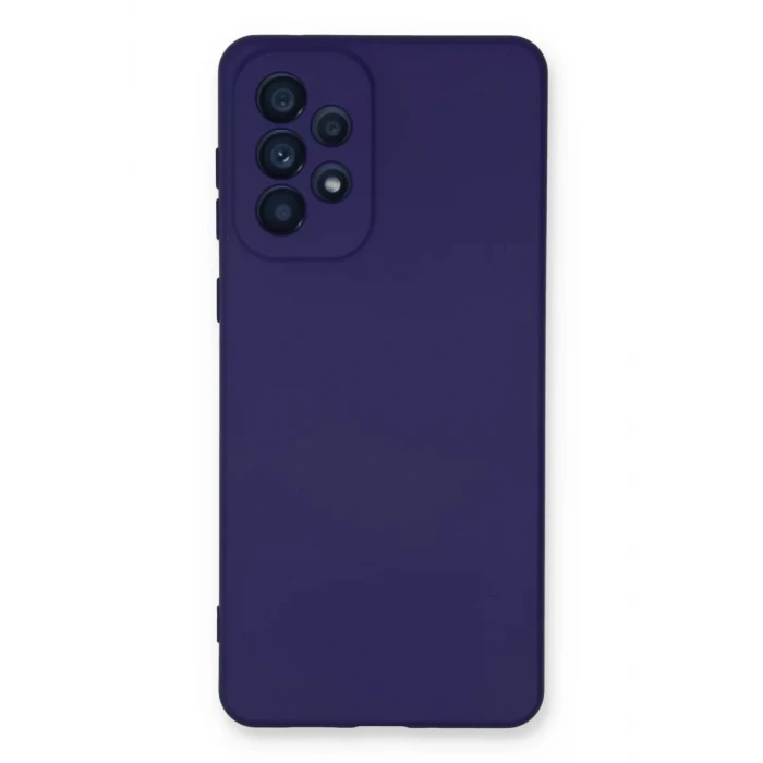 Newface Samsung Galaxy A33 5G Kılıf Nano içi Kadife Silikon - Mor