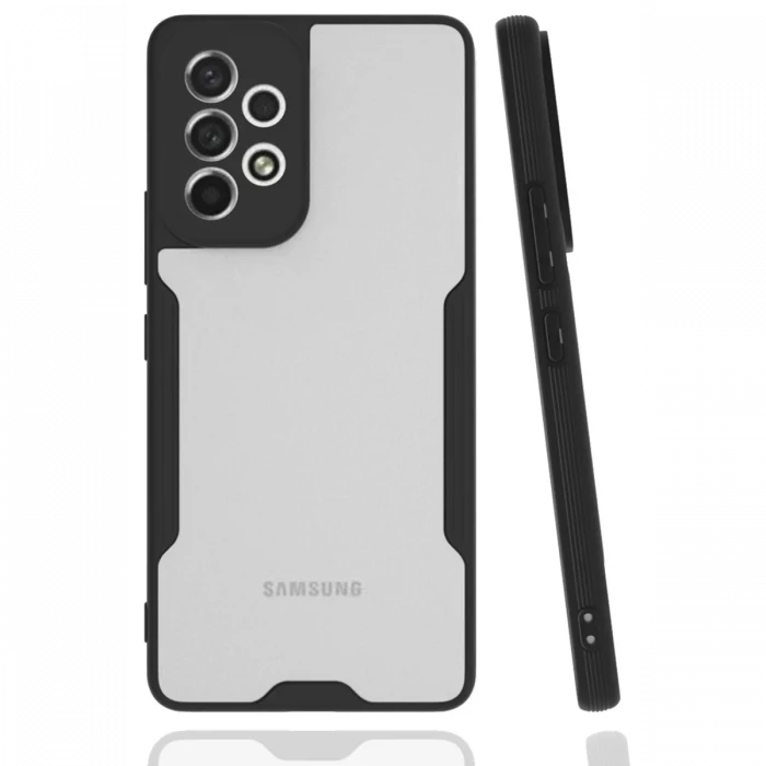 Newface Samsung Galaxy A33 5G Kılıf Platin Silikon - Siyah