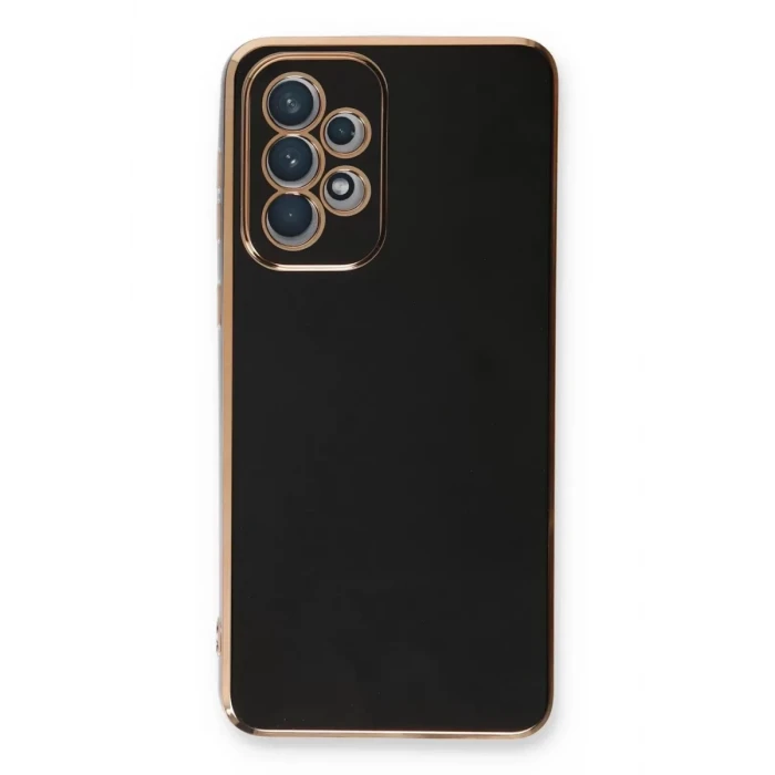 Newface Samsung Galaxy A33 5G Kılıf Volet Silikon - Siyah