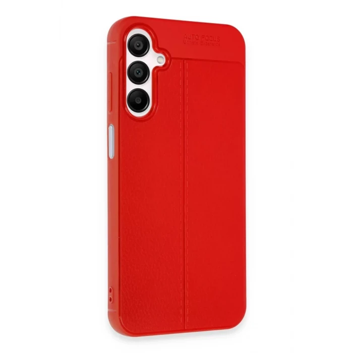 Newface Samsung Galaxy A35 5G Kılıf Auto Focus Kapak - Kırmızı
