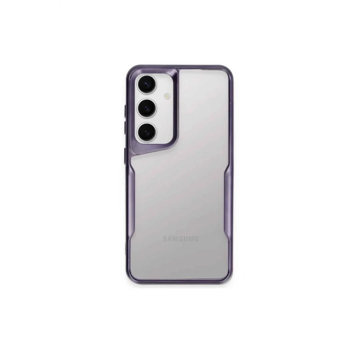 Newface Samsung Galaxy A35 5G Kılıf Boyi Silikon Kapak - Derin Mor