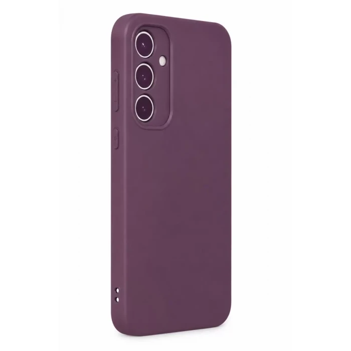 Newface Samsung Galaxy A35 5G Kılıf First Silikon - Mürdüm