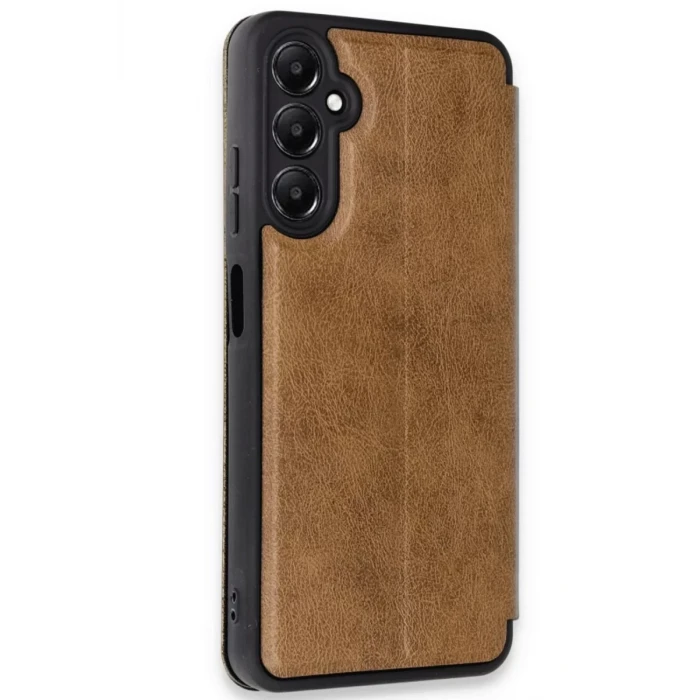 Newface Samsung Galaxy A35 5G Kılıf Flip Cover - Taba