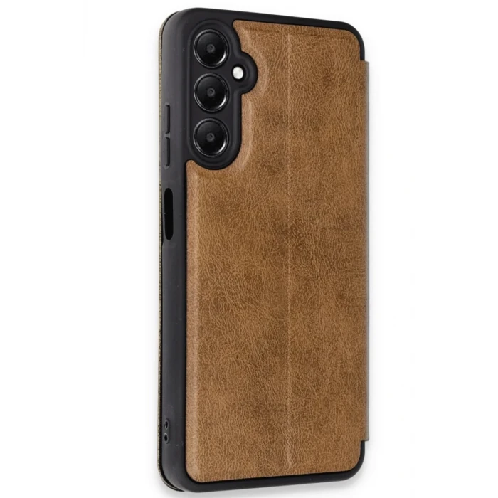 Newface Samsung Galaxy A35 5G Kılıf Flip Cover - Taba