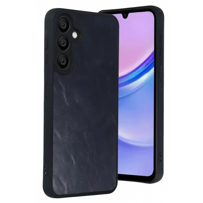 Newface Samsung Galaxy A37 5G Aras Deri Kapak - Lacivert