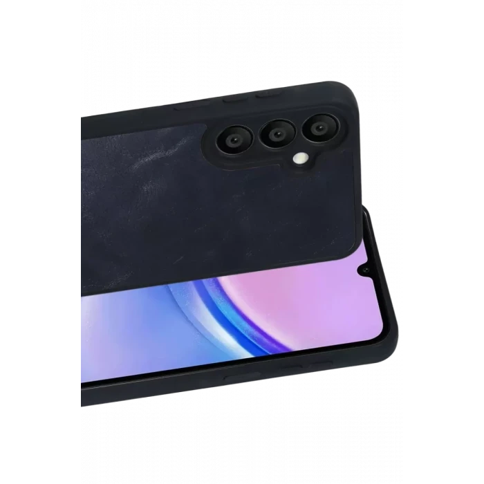 Newface Samsung Galaxy A37 5G Aras Deri Kapak - Lacivert