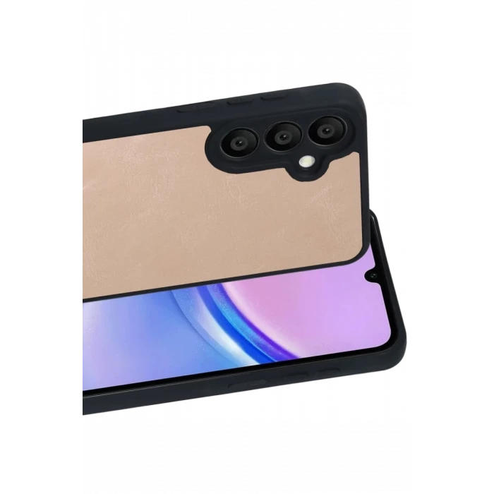 Newface Samsung Galaxy A37 5G Aras Deri Kapak - Pudra