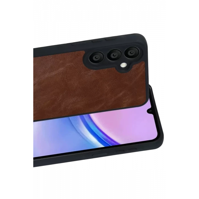 Newface Samsung Galaxy A37 5G Aras Deri Kapak - Taba