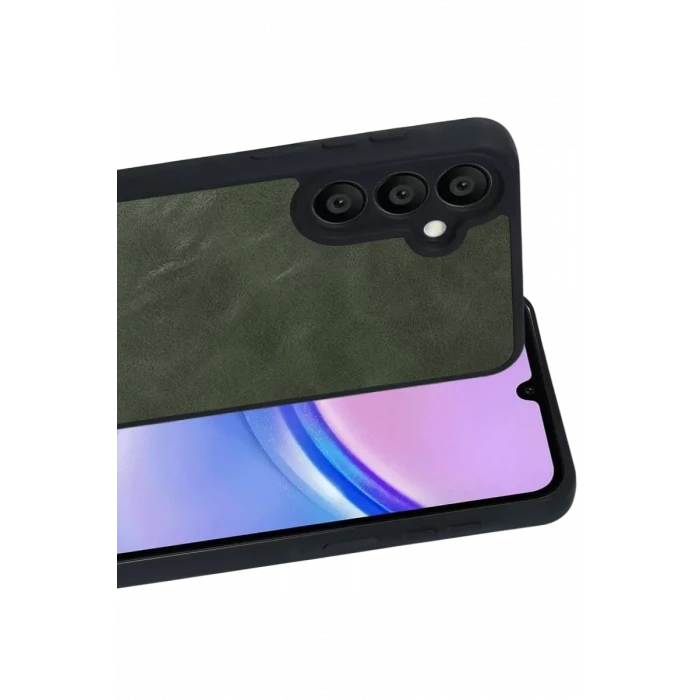 Newface Samsung Galaxy A37 5G Aras Deri Kapak - Yeşil
