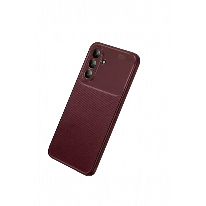 Newface Samsung Galaxy A37 5G Auto Focus Karbon Kapak - Bordo