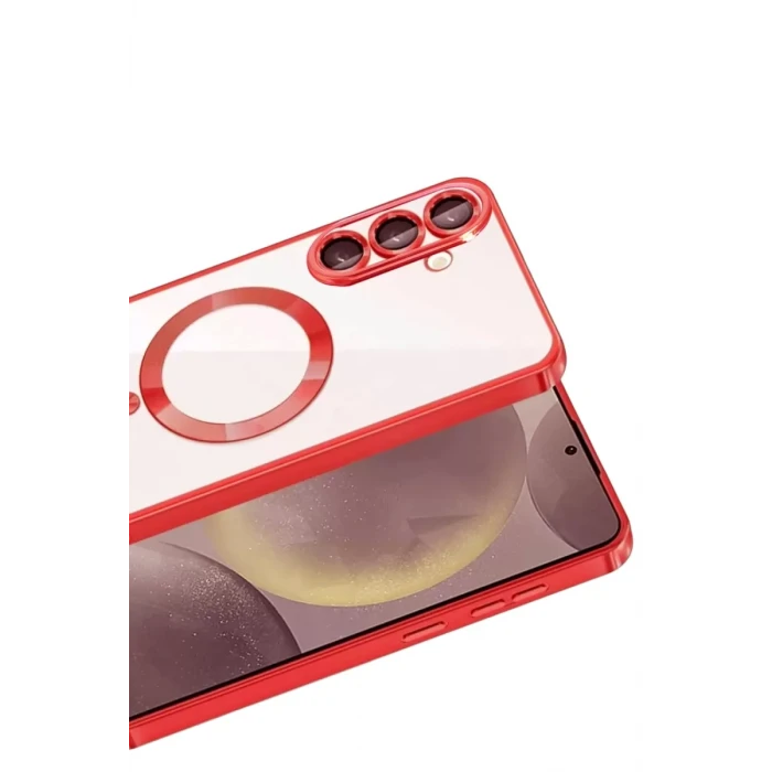 Newface Samsung Galaxy A37 5G Kross Magneticsafe Kapak - Kırmızı