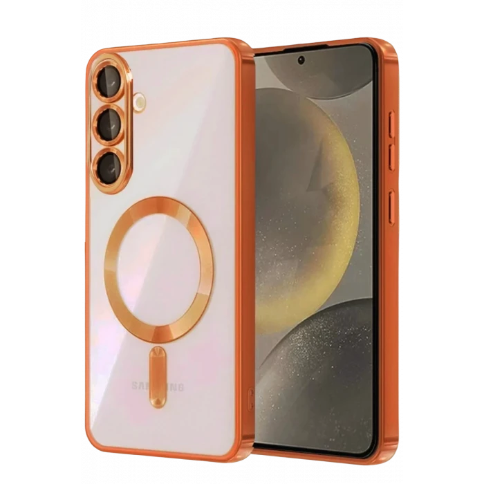 Newface Samsung Galaxy A37 5G Kross Magneticsafe Kapak - Turuncu