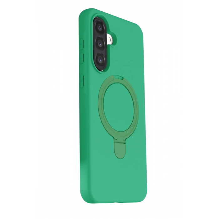 Newface Samsung Galaxy A37 5G Regal Magsafe Standlı Kapak - Yeşil
