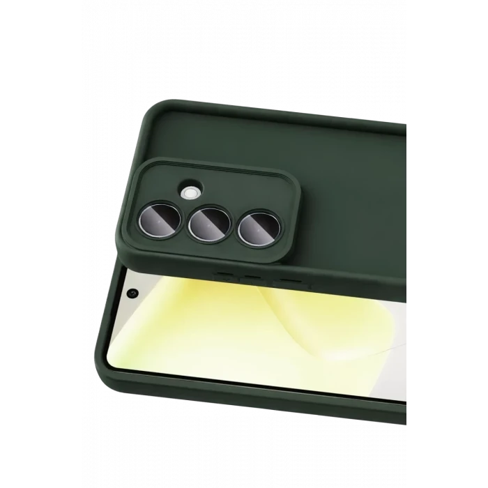 Newface Samsung Galaxy A37 5G Viera Silikon - Koyu Yeşil