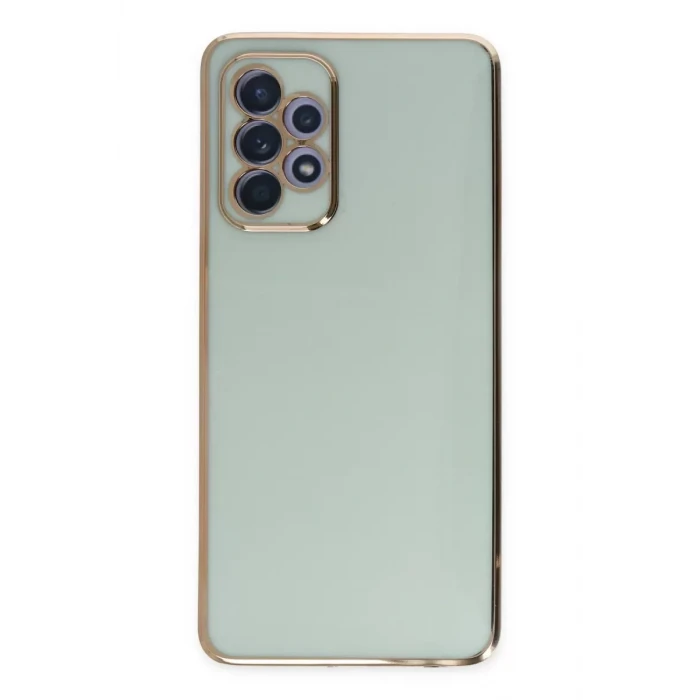 Newface Samsung Galaxy A52 Kılıf Volet Silikon - Açık Yeşil