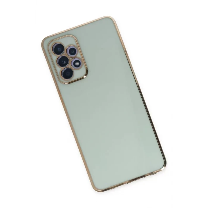 Newface Samsung Galaxy A52 Kılıf Volet Silikon - Açık Yeşil