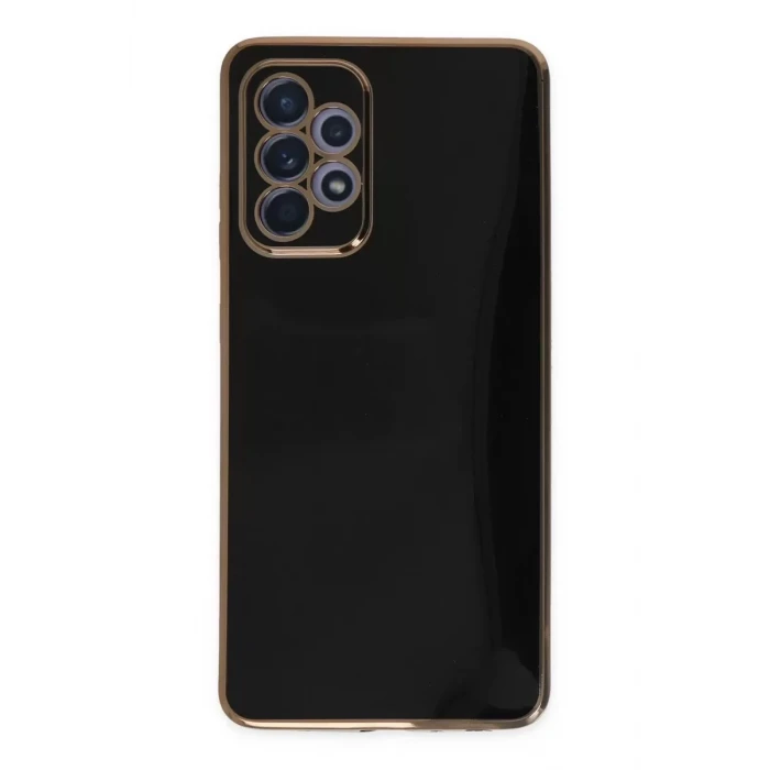 Newface Samsung Galaxy A52 Kılıf Volet Silikon - Siyah