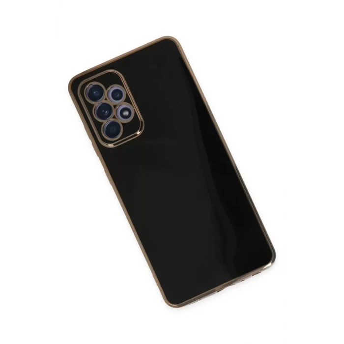 Newface Samsung Galaxy A52 Kılıf Volet Silikon - Siyah