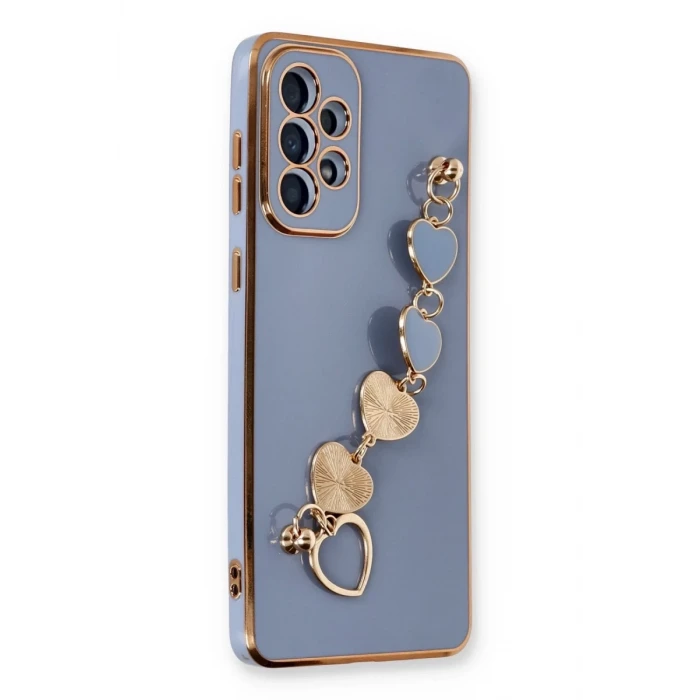 Newface Samsung Galaxy A53 5G Kılıf Esila Silikon - Gri