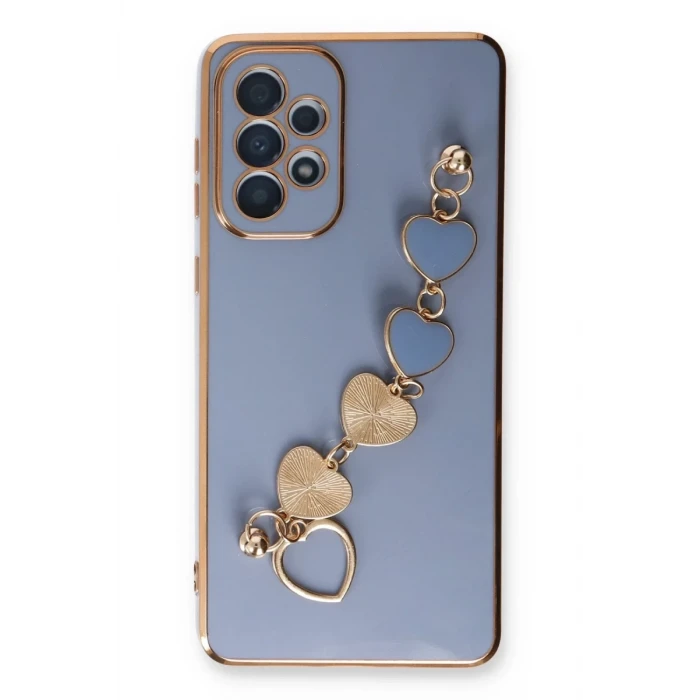 Newface Samsung Galaxy A53 5G Kılıf Esila Silikon - Gri