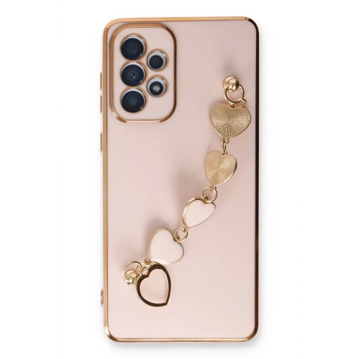 Newface Samsung Galaxy A53 5G Kılıf Esila Silikon - Pudra