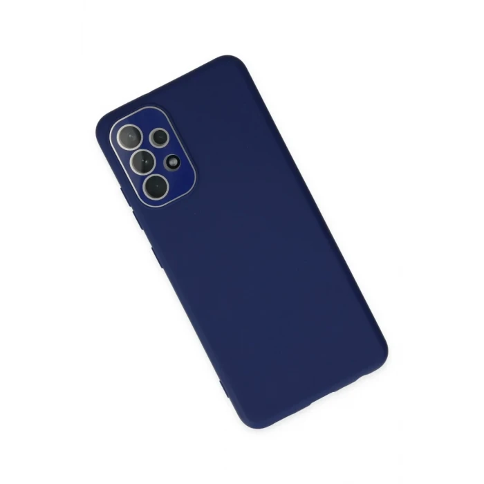 Newface Samsung Galaxy A53 5G Kılıf Lansman Glass Kapak - Sky Blue