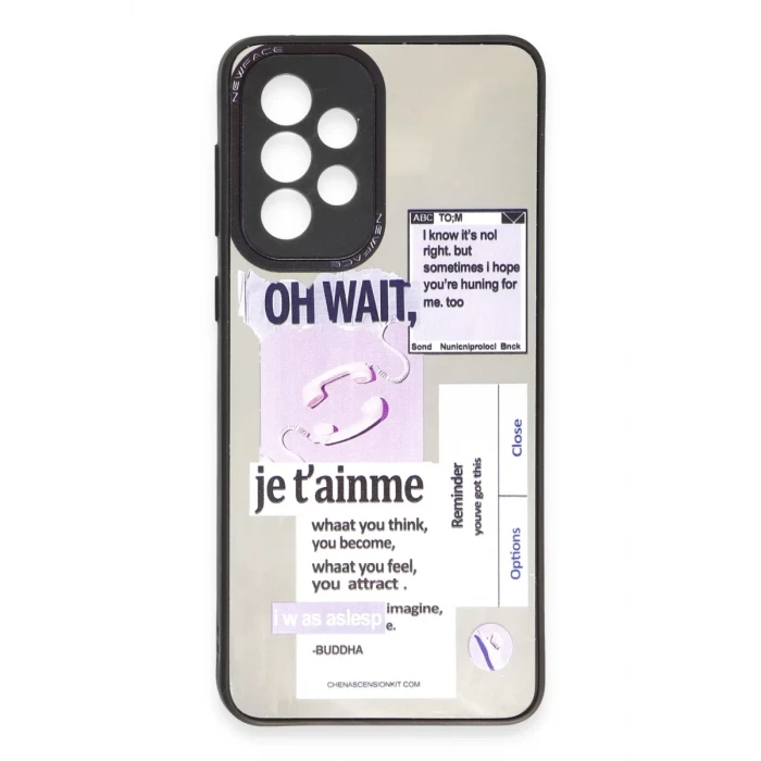Newface Samsung Galaxy A53 5G Kılıf Mirror Desenli Kapak - Mirror - 4