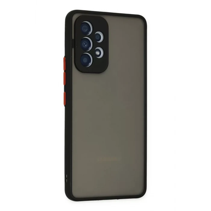 Newface Samsung Galaxy A53 5G Kılıf Montreal Silikon Kapak - Siyah