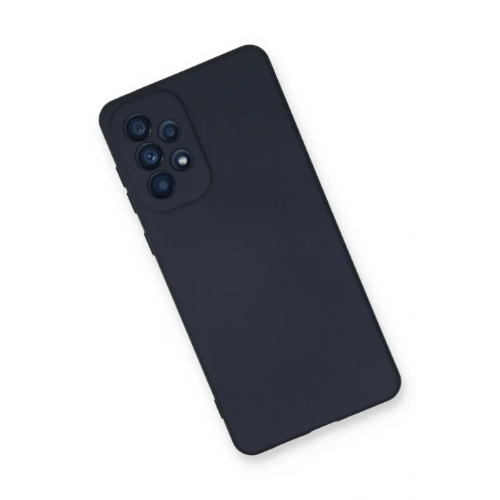 Newface Samsung Galaxy A53 5G Kılıf Nano içi Kadife Silikon - Lacivert