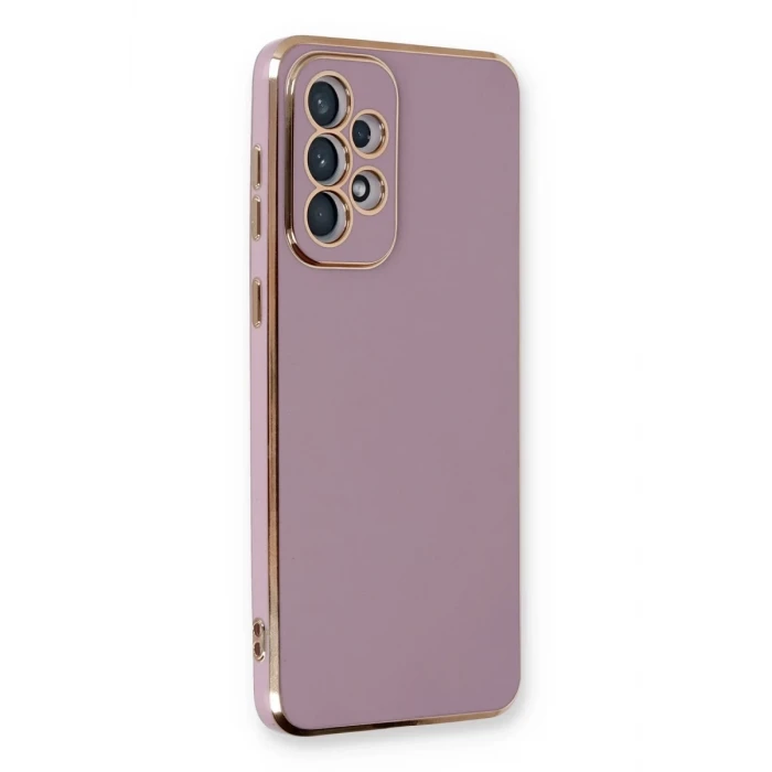Newface Samsung Galaxy A53 5G Kılıf Volet Silikon - Mor
