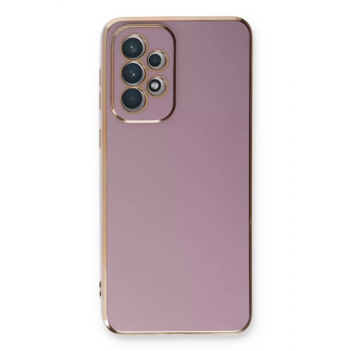 Newface Samsung Galaxy A53 5G Kılıf Volet Silikon - Mor