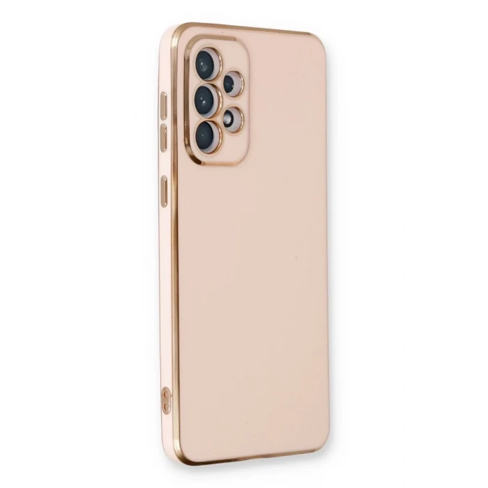 Newface Samsung Galaxy A53 5G Kılıf Volet Silikon - Pembe