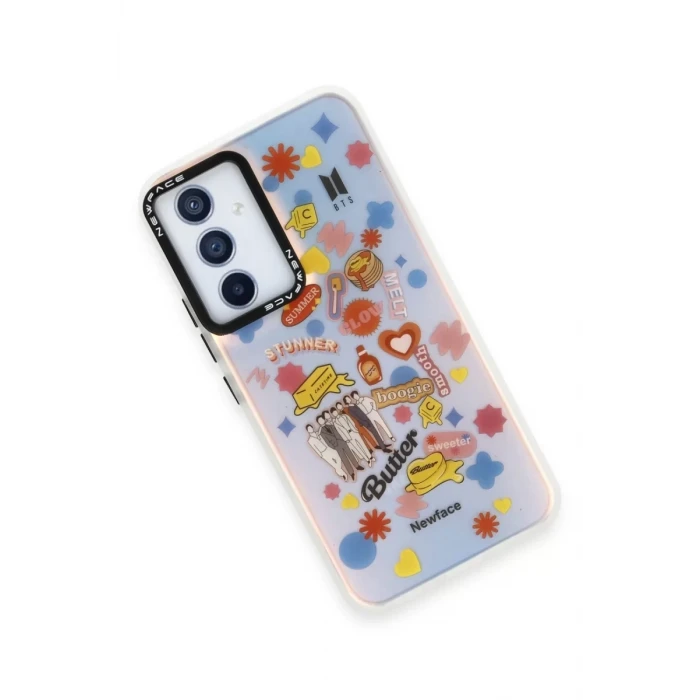 Newface Samsung Galaxy A54 5G Kılıf Estoril Desenli Kapak - Estoril - 16