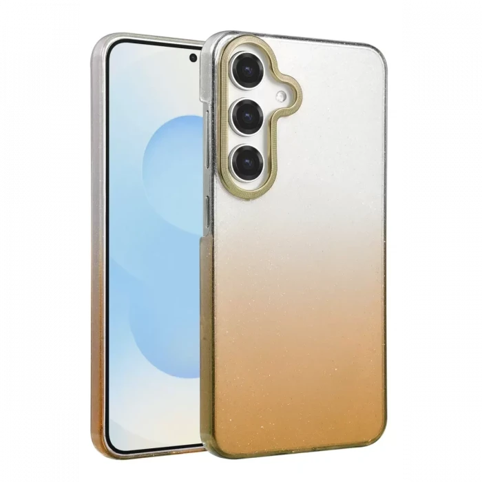 Newface Samsung Galaxy A55 5G Glossy Kapak - Çöl Titanyum