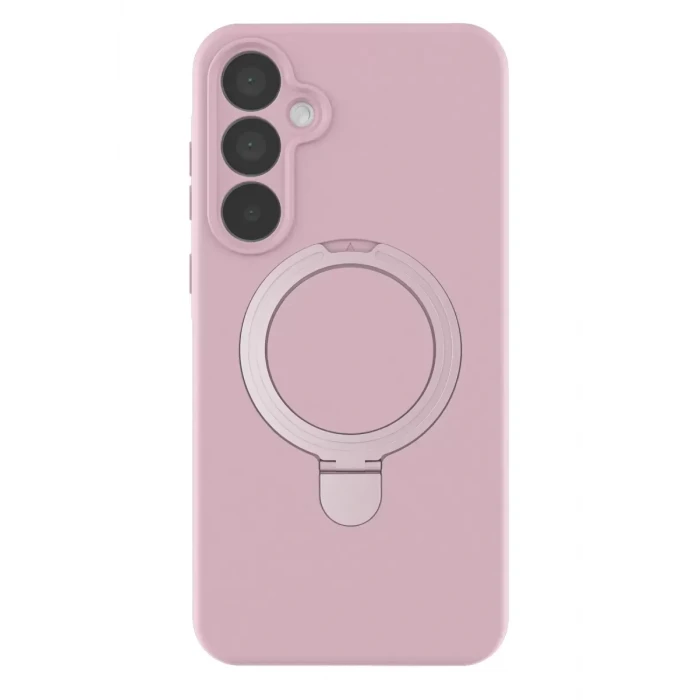 Newface Samsung Galaxy A55 5G Regal Magsafe Standlı Kapak - Açık Pembe