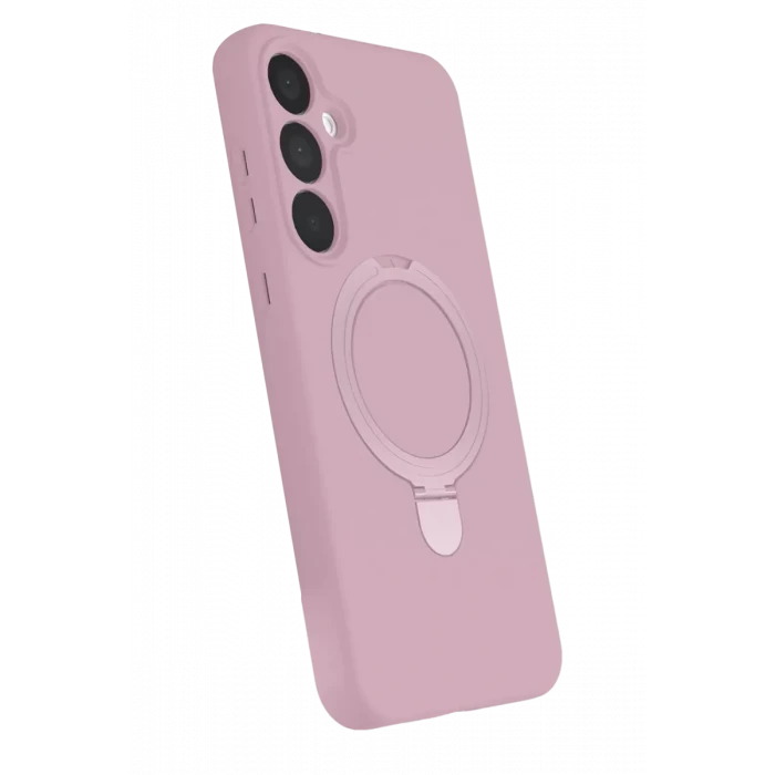 Newface Samsung Galaxy A55 5G Regal Magsafe Standlı Kapak - Açık Pembe