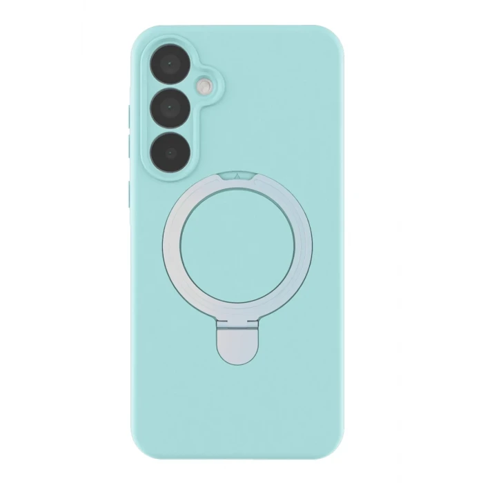 Newface Samsung Galaxy A55 5G Regal Magsafe Standlı Kapak - Su Yeşili