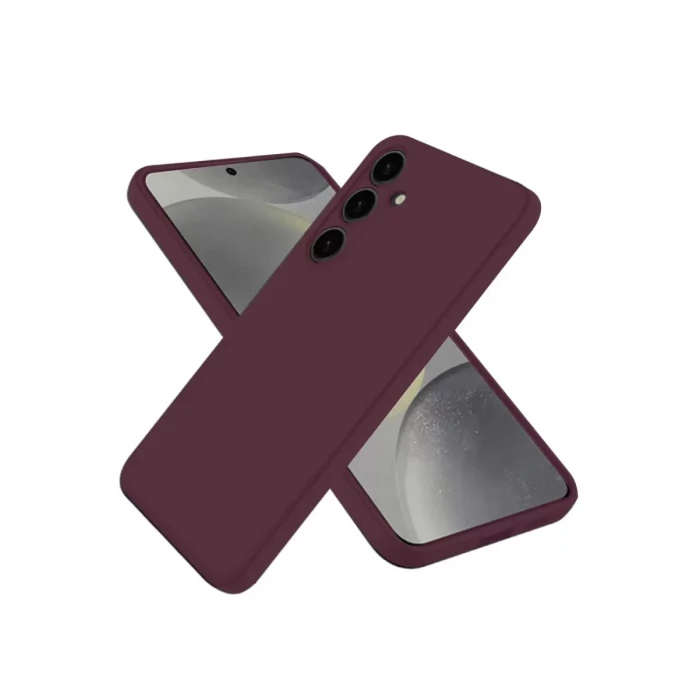 Newface Samsung Galaxy A56 Kılıf First Silikon - Mürdüm