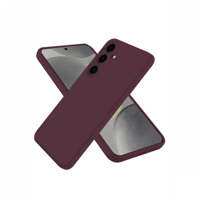 Newface Samsung Galaxy A56 Kılıf First Silikon - Mürdüm