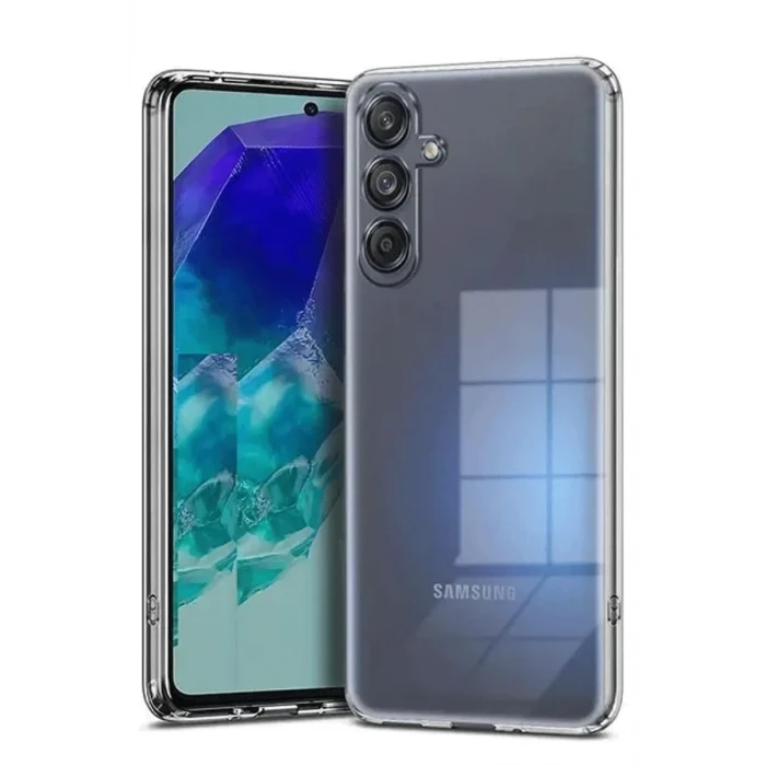 Newface Samsung Galaxy A56 Kılıf Lüx Şeffaf Silikon