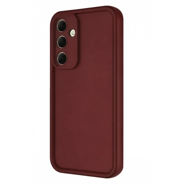 Newface Samsung Galaxy A56 Kılıf Viera Silikon - Bordo