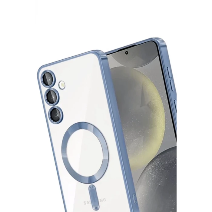 Newface Samsung Galaxy A56 Kross Magneticsafe Kapak - Sierra Blue