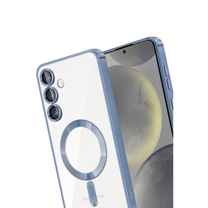 Newface Samsung Galaxy A56 Kross Magneticsafe Kapak - Sierra Blue