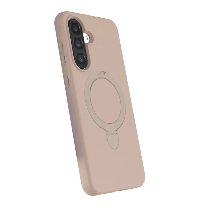 Newface Samsung Galaxy A56 Regal Magsafe Standlı Kapak - Çöl Titanyum
