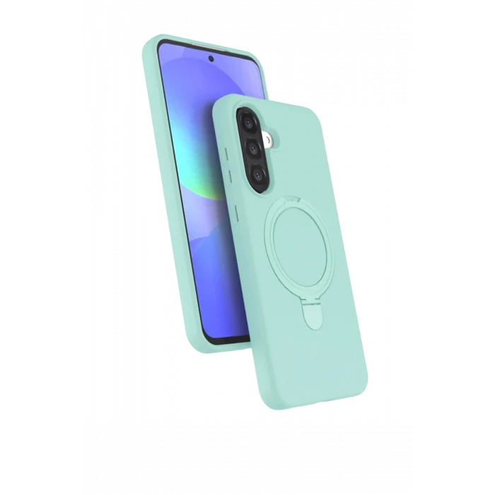 Newface Samsung Galaxy A56 Regal Magsafe Standlı Kapak - Su Yeşili