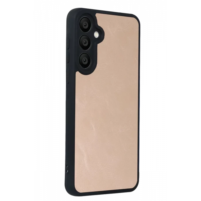 Newface Samsung Galaxy A57 5G Aras Deri Kapak - Pudra