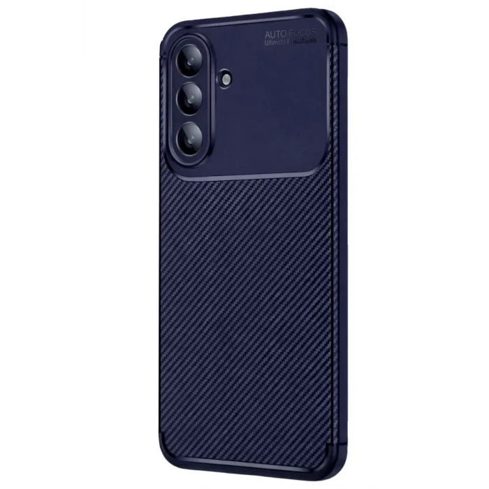 Newface Samsung Galaxy A57 5G Auto Focus Karbon Kapak - Lacivert